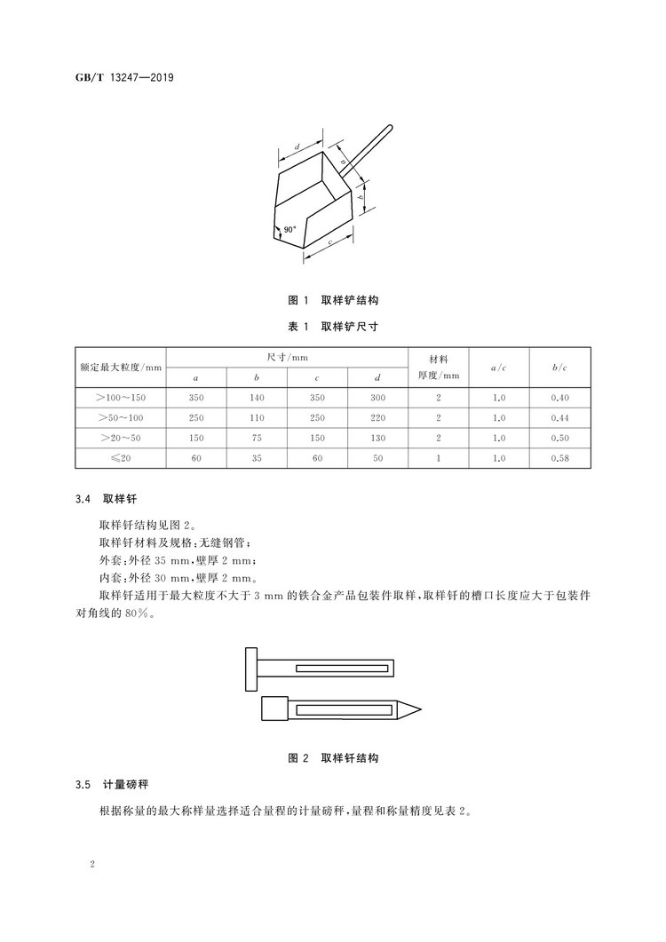 GB/T13247-2019鐵合金產(chǎn)品粒度的取樣和檢測(cè)方法國(guó)家標(biāo)準(zhǔn)